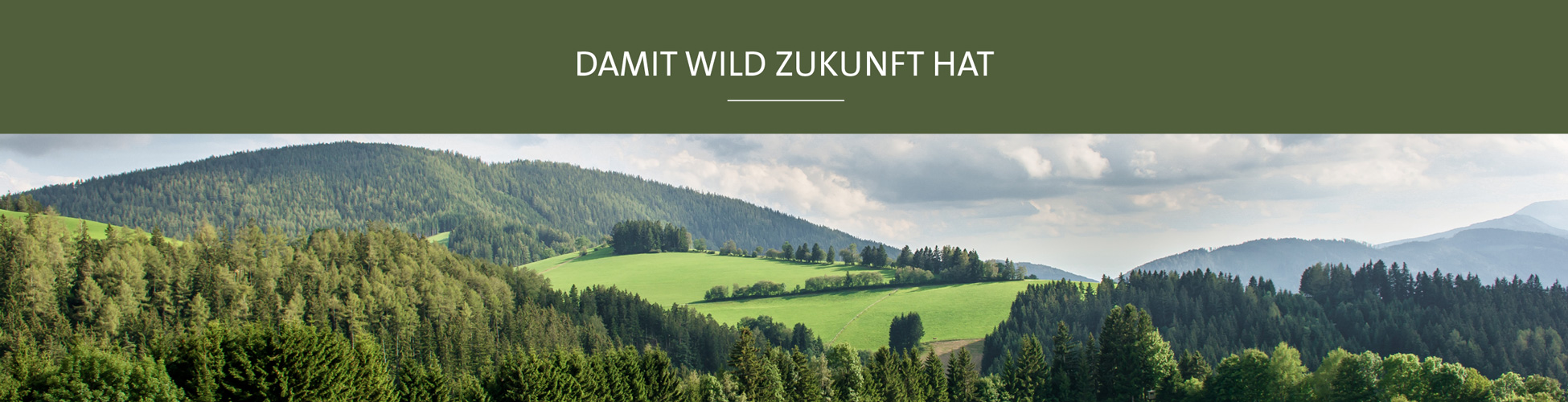 Wild-Zukunft: Jagd Oesterreich