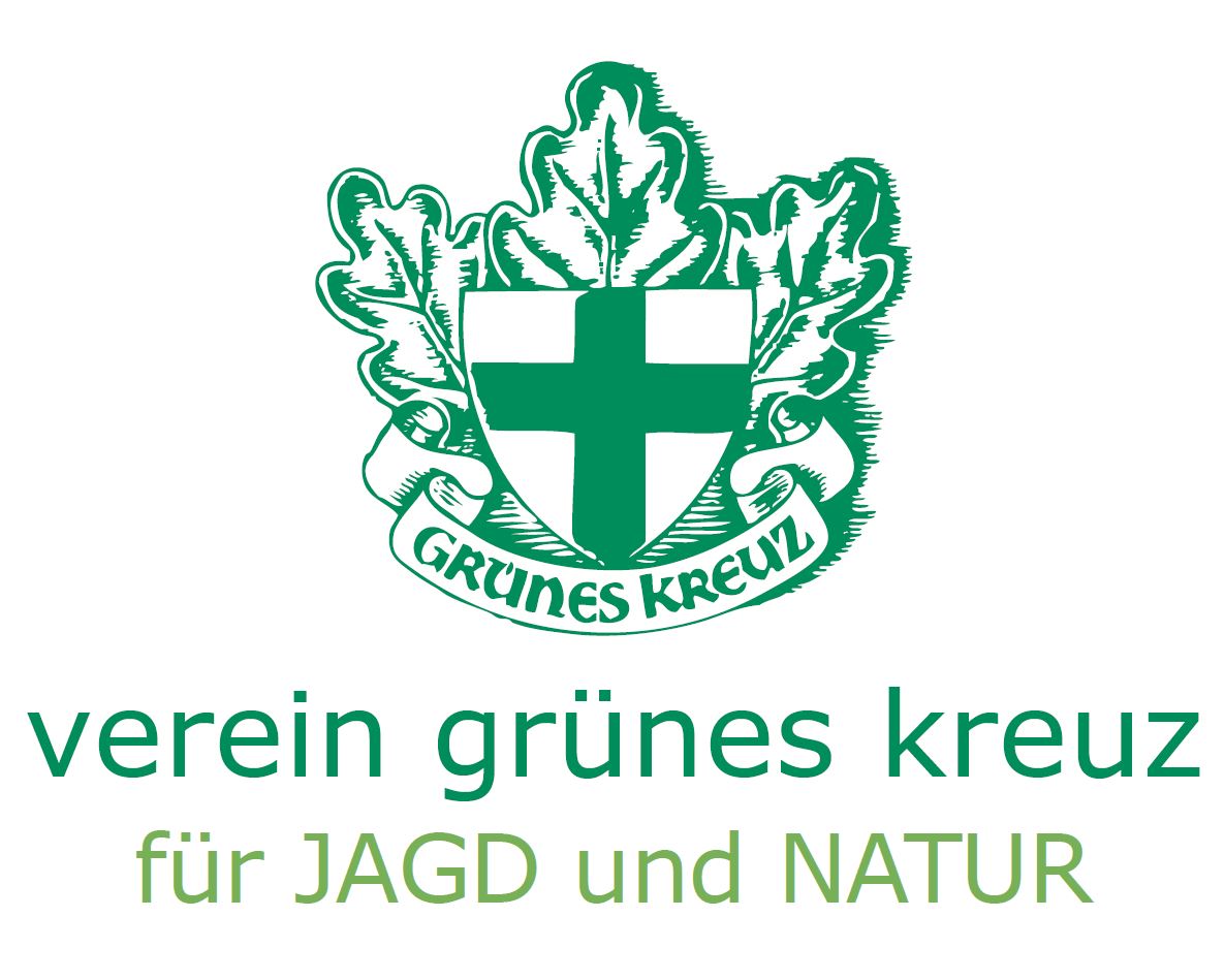 Logo: Verein Grünes Kreuz; Kooperationspartner JAGD ÖSTERREICH
