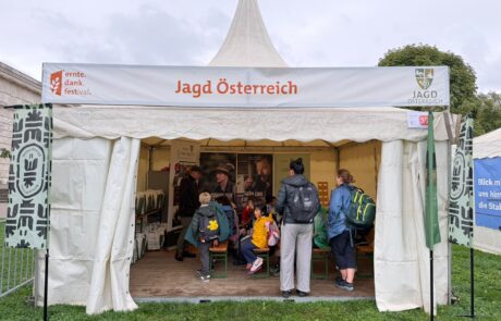 Jagd Österreich Stand beim ernte.dank.festival 2026